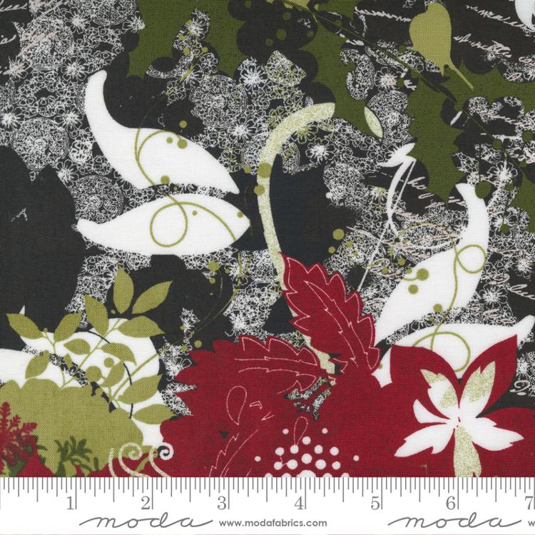 Peppermint Bark Dark Chocolate | BasicGrey | Moda Fabrics | 30690 11 | Sold in 1/2 Yd