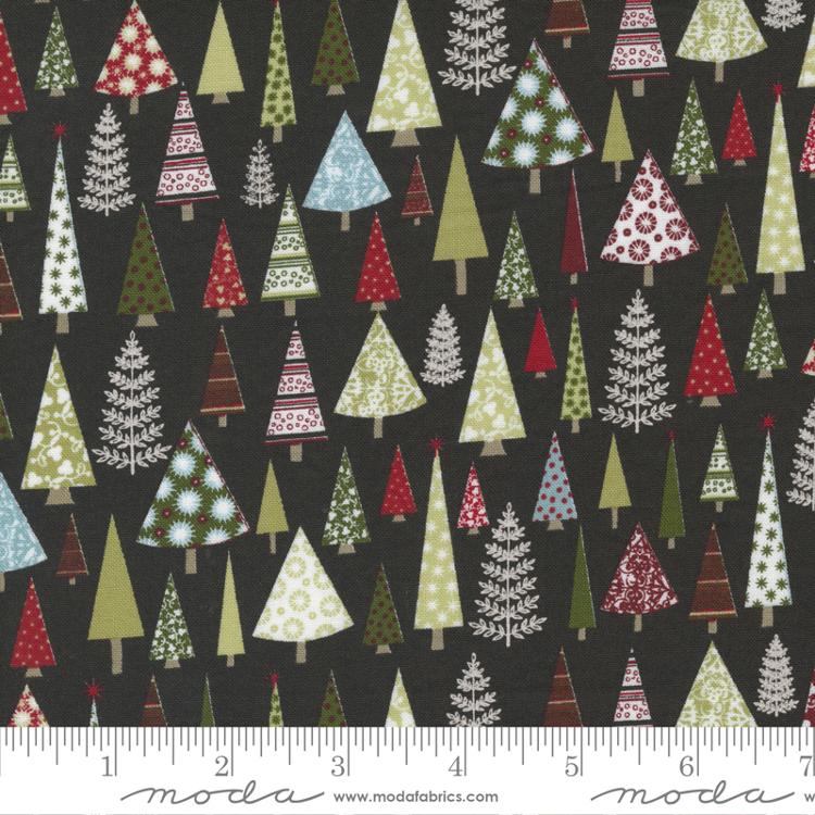 Peppermint Bark Dark Chocolate | BasicGrey | Moda Fabrics | 30692 12 | Sold in 1/2 Yds