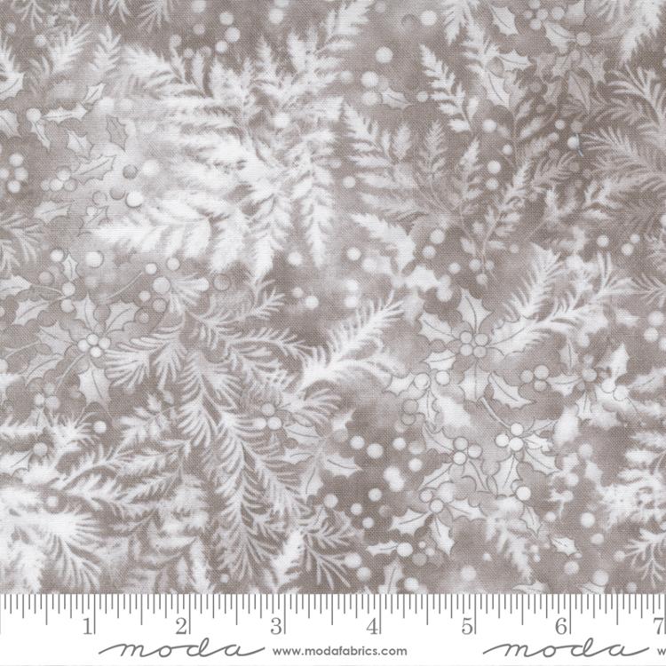 Blizzard Blues Frosted Window Moonbeam | Moda Fabrics | 33674 16 | Sold in 1/2 Yd