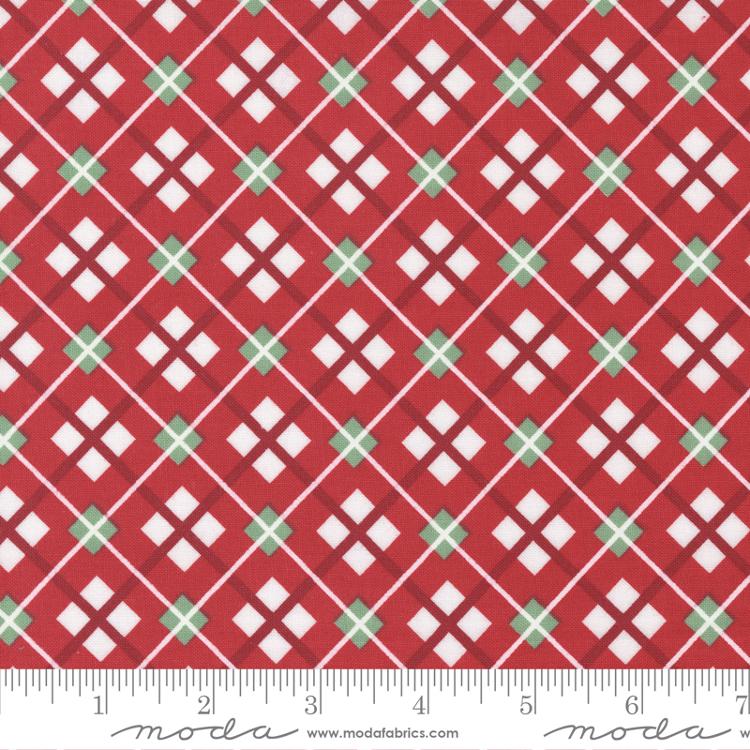 Holly Jolly Plaid Berry | Urban Chiks | Moda Fabrics | 31184 12 | Sold in 1/2 Yd