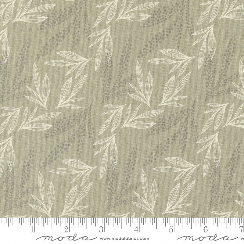 Woodland Wildflowers Leaf Lore Taupe | Fancy That Design House | Moda Fabrics | 45584 13 | Sold in 1/2 Yd