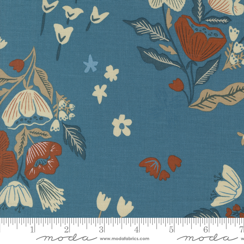 Folk & Lore Garden Tales Lake | Fancy That Design House | Moda Fabrics | 45600 23 | Sold in 1/2 Yd