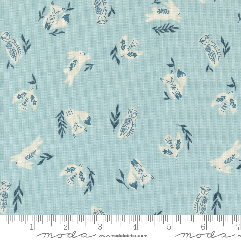 Folk & Lore Fable Friends Peach Mist | Fancy That Design House | Moda Fabrics | 45603 20 | Sold in 1/2 Yd
