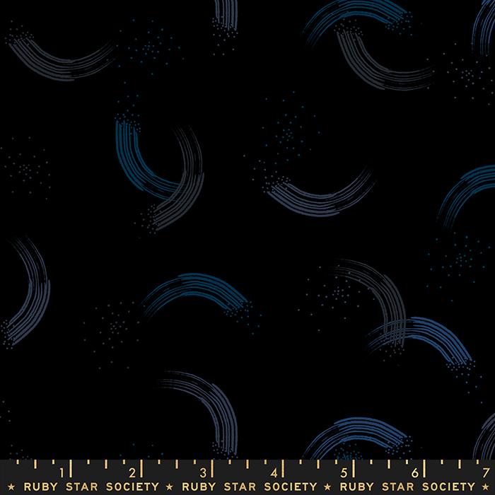 Twirl Black | Sarah Watts | Ruby Star Society | RS2065 20 | Sold in 1/2 Yds