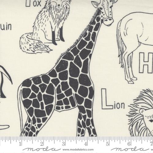 ABC XYZ Cream | Stacy Iest Hsu | Moda Fabrics | 20812 11 | Sold in 1/2 Yds