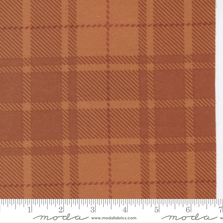 Autumn Gatherings Flannel Butternut | Primitive Gatherings | Moda Fabrics | 49182 23F | Sold in 1/2 Yds