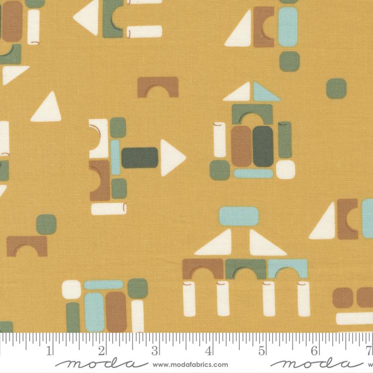 ABC XYZ Yellow | Stacy Iest Hsu | Moda Fabrics | 20814 14 | Sold in 1/2 Yds