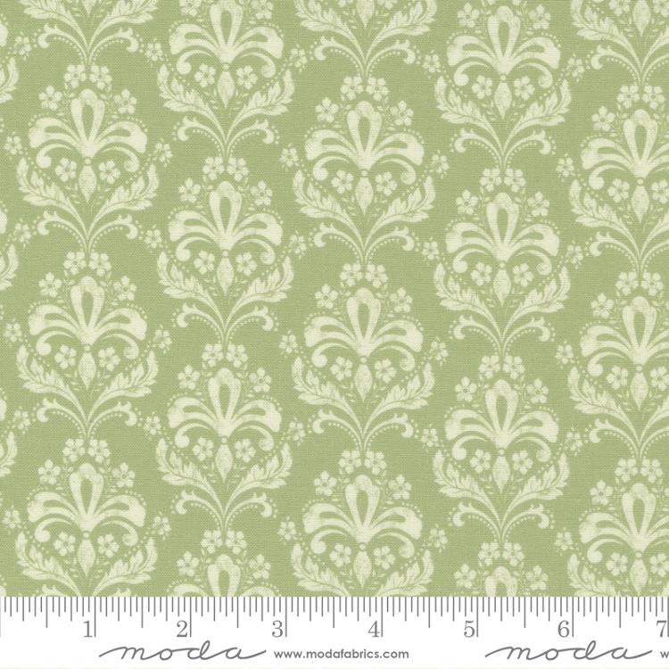 Garden Society Pistachio | Crystal Manning | Moda Fabrics | 11894 17 | Sold in 1/2 Yds