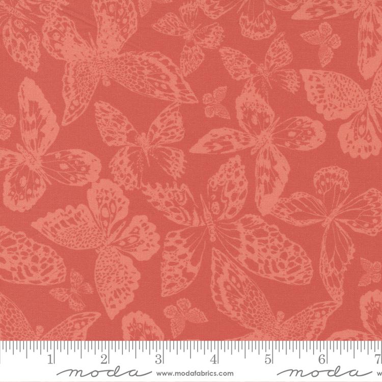 Garden Society Geranium | Crystal Manning | Moda Fabrics | 11895 26 | Sold in 1/2 Yds