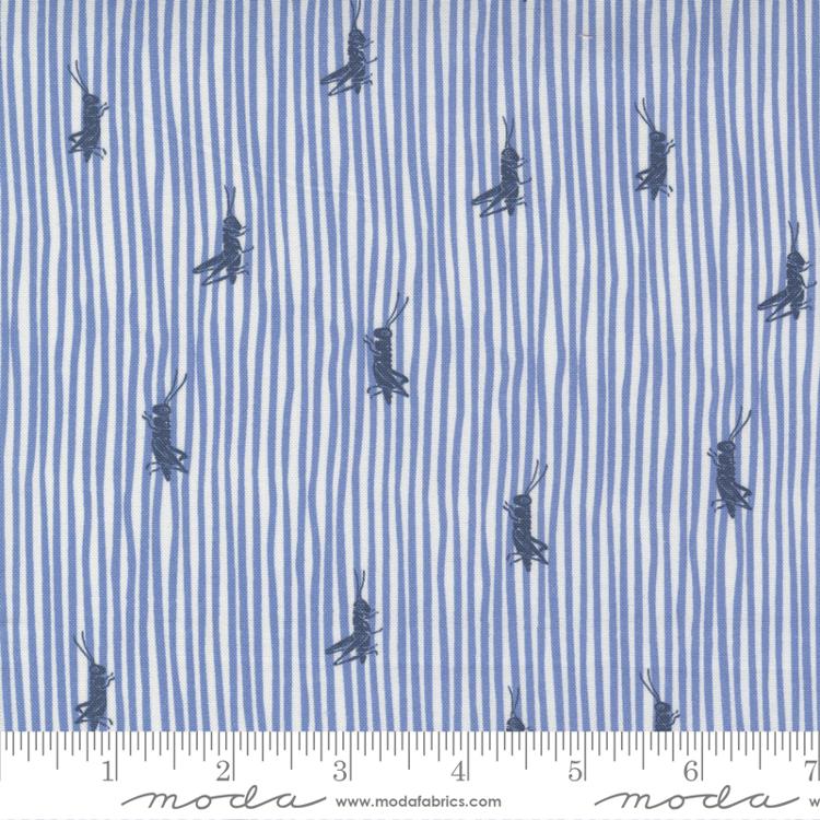Garden Society Cornflower | Crystal Manning | Moda Fabrics | 11897 13 | Sold in 1/2 Yds