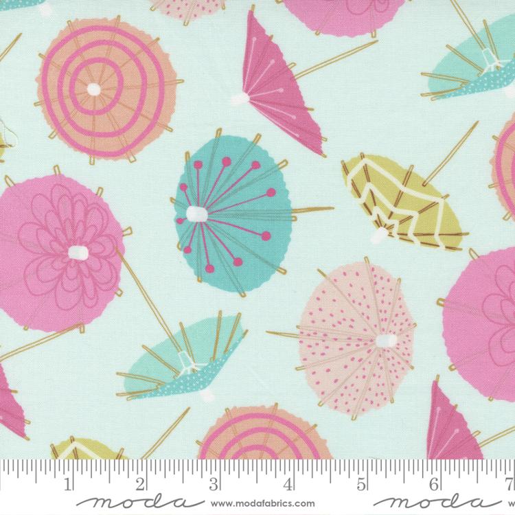 Soiree Mint | Mara Penny | Moda Fabrics | 13373 19 | Sold in 1/2 Yds