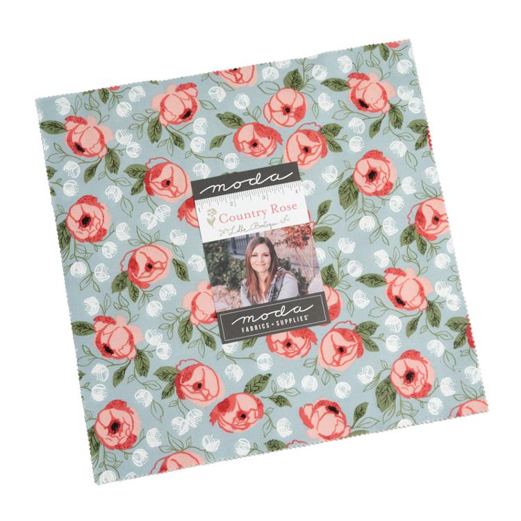 Country Rose Layer Cake | Lella Boutique | Moda Fabrics | 5170LC | Sold As A Bundle