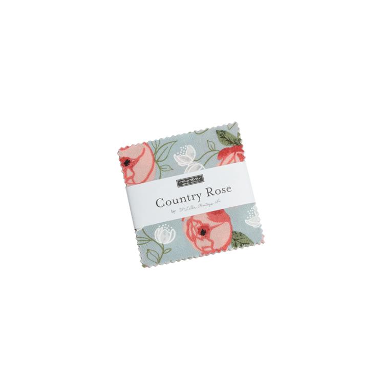Country Rose Mini Charm Pack | Lella Boutique | Moda Fabrics | 5170MC | Sold As A Bundle
