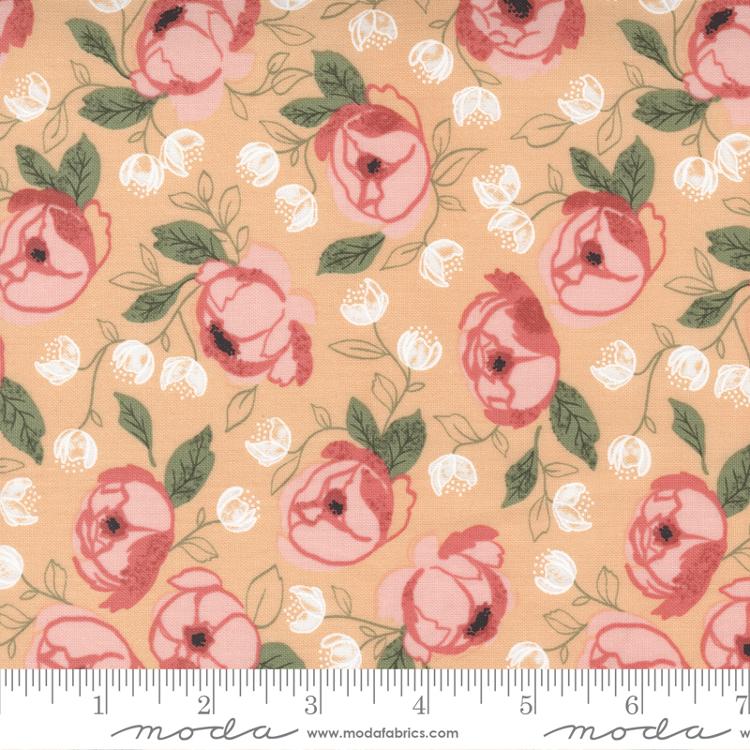 Country Rose Sunshine | Lella Boutique | Moda Fabrics | 5170 18 | Sold in 1/2 Yds