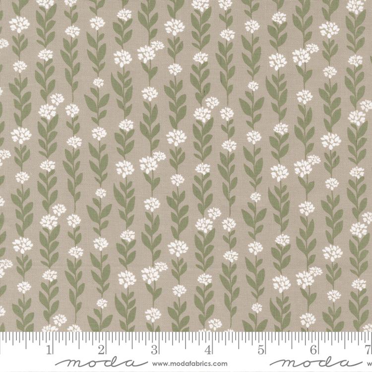Country Rose Taupe | Lella Boutique | Moda Fabrics | 5171 16 | Sold in 1/2 Yds