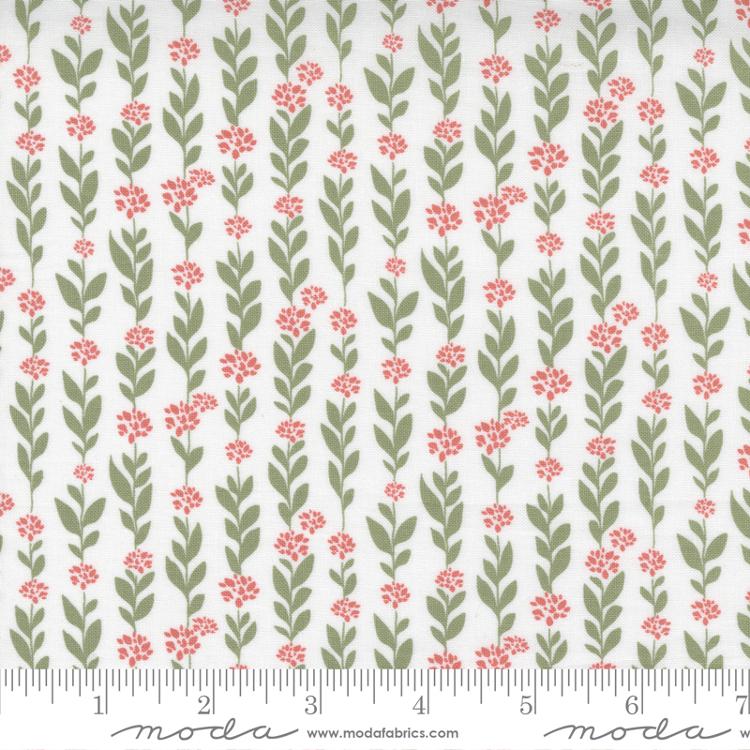 Country Rose Cloud | Lella Boutique | Moda Fabrics | 5171 11 | Sold in 1/2 Yds