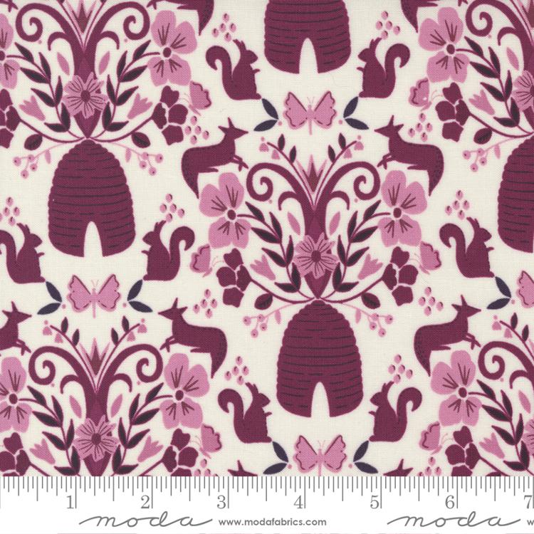 Wild Meadow Porcelain Boysenberry | Sweetfire Road | Moda Fabrics | 43131 21 | Sold in 1/2 Yds