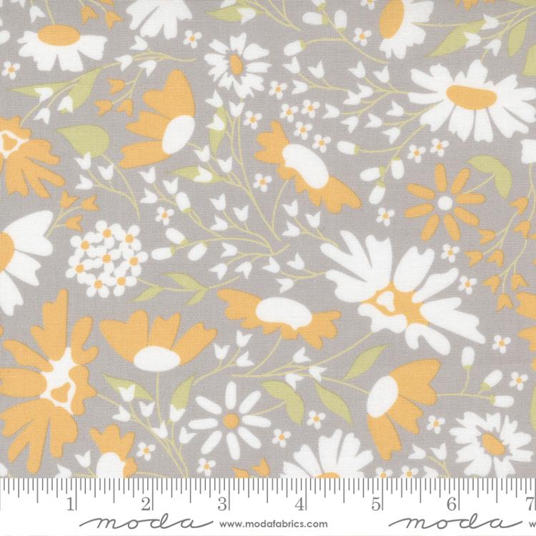 Buttercup & Slate Pebble | Corey Yoder | Moda Fabrics | 29151 16 | Sold in 1/2 Yds