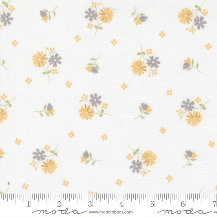 Buttercup & Slate Cloud | Corey Yoder | Moda Fabrics | 29153 11 | Sold in 1/2 Yds