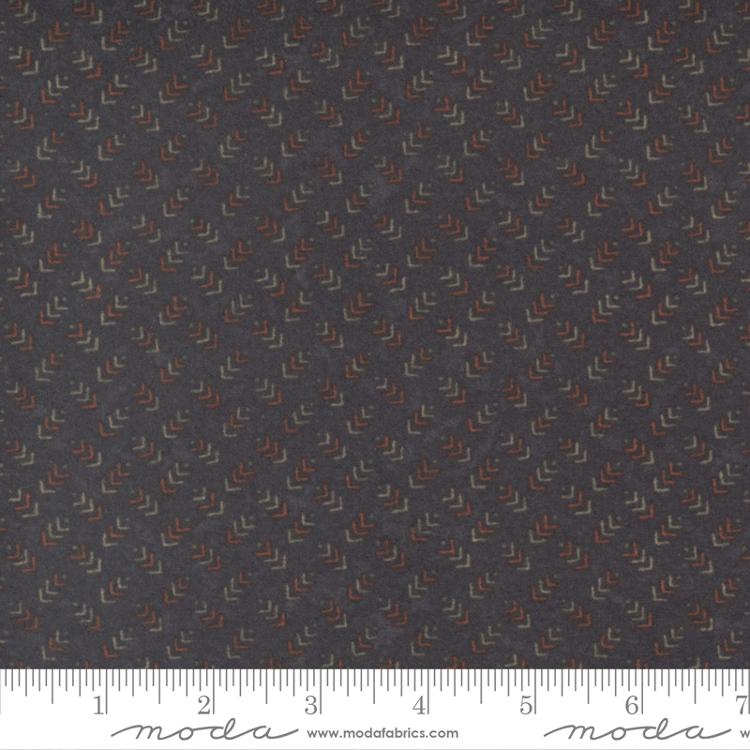 Fall Melody Flannel Black | Holly Taylor | Moda Fabrics | 6906 18F | Sold in 1/2 Yds