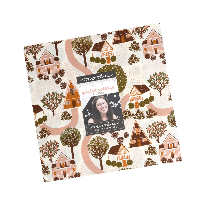Quaint Cottage Layer Cake | Gingiber | Moda Fabrics | 48370LC | Sold As A Bundle