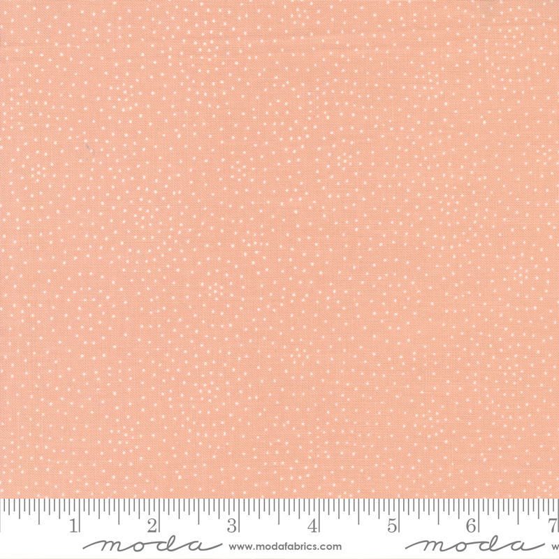 Quaint Cottage Circle Dot Rose | Gingiber | Moda Fabrics | 48376 18 | Sold in 1/2 Yd