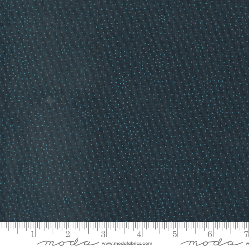Quaint Cottage Circle Dot Midnight | Gingiber | Moda Fabrics | 48376 21 | Sold in 1/2 Yd