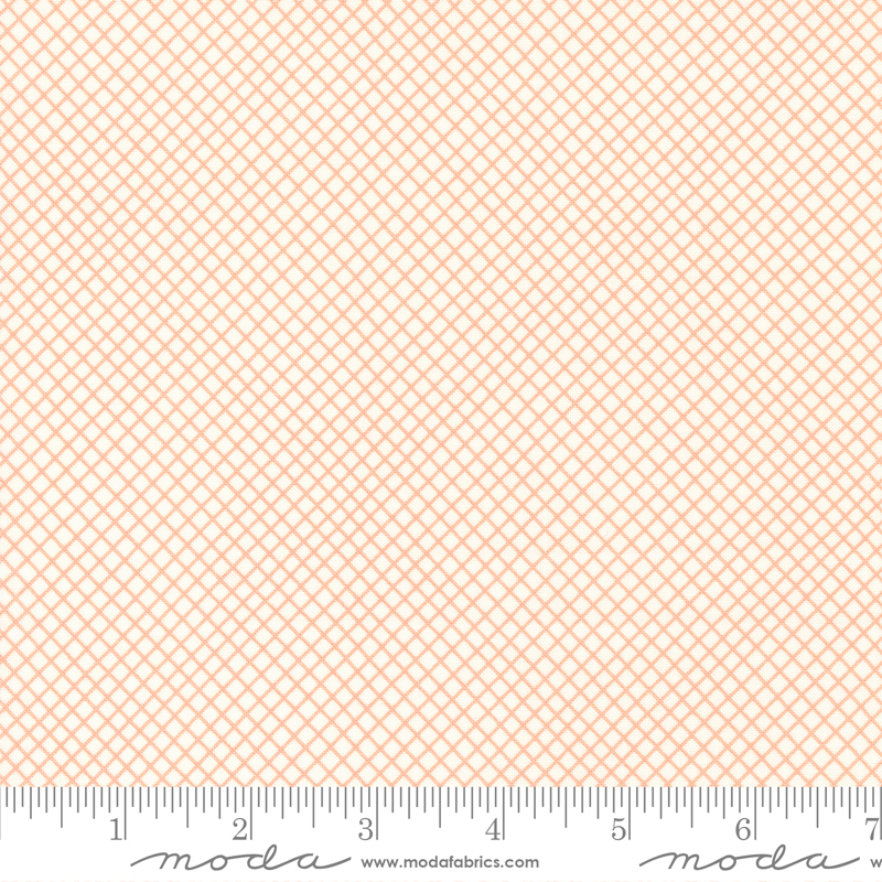 Quaint Cottage Crosscheck Cloud | Gingiber | Moda Fabrics | 48377 11 | Sold in 1/2 Yd