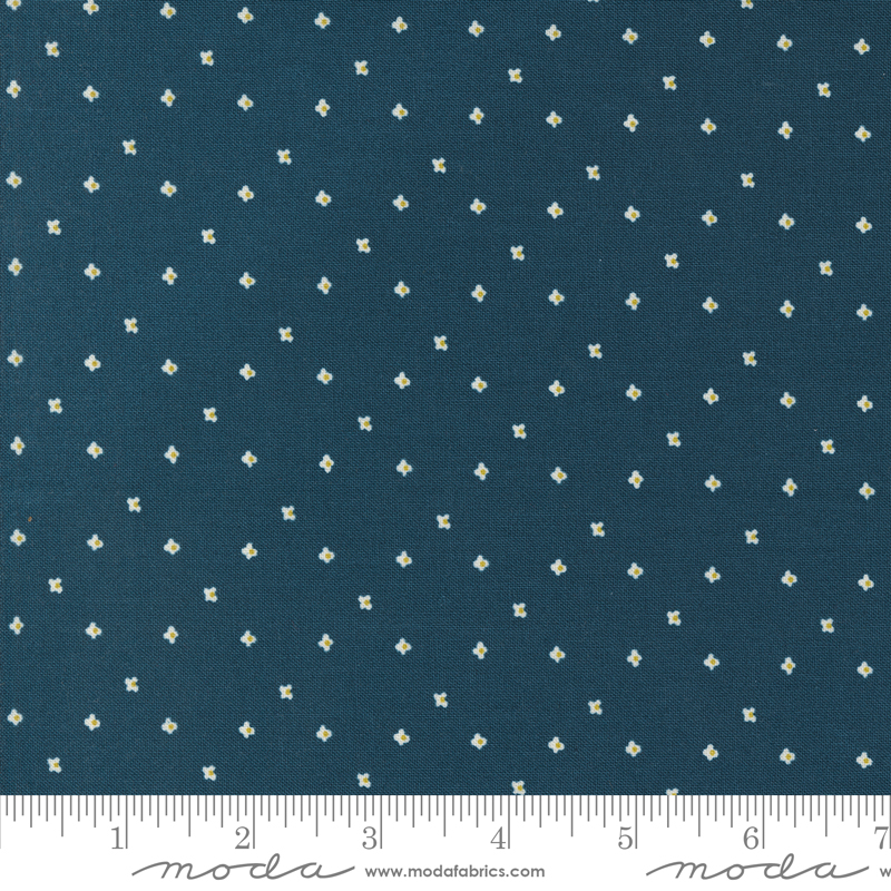 Imaginary Flowers Baby Buds Midnight | Gingiber | Moda Fabrics | 48386 20 | Sold in 1/2 Yd