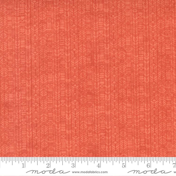 Nutmeg Persimmon | BasicGrey | Moda Fabrics | 30707 21 | Sold in 1/2 Yd
