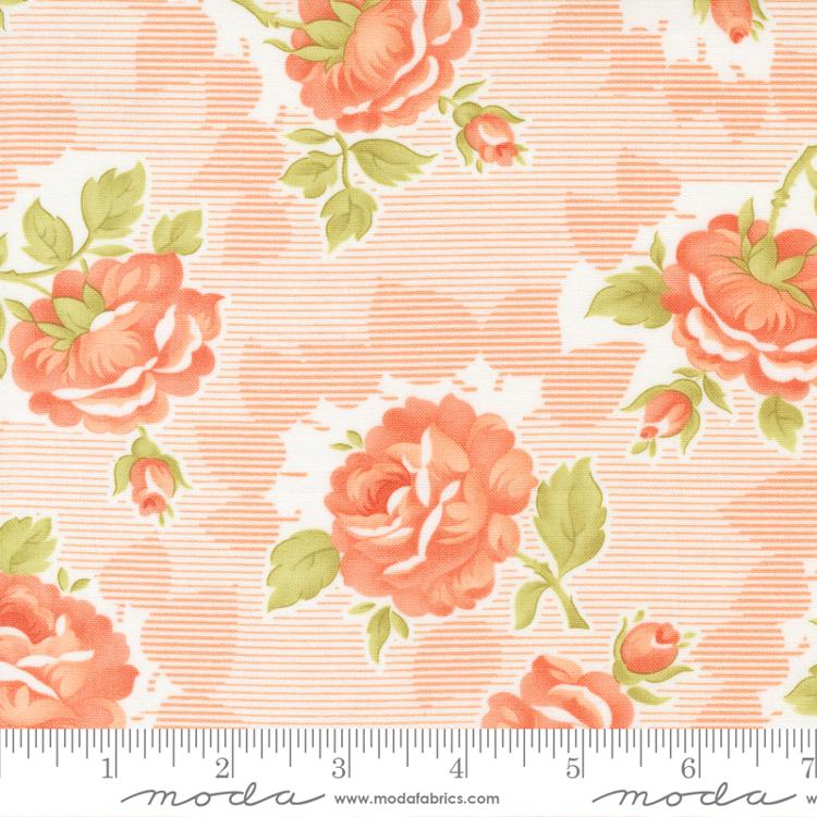 Cinnamon & Cream Peach | Fig Tree And Co. | Moda Fabrics | 20450 11 | Sold in 1/2 Yds