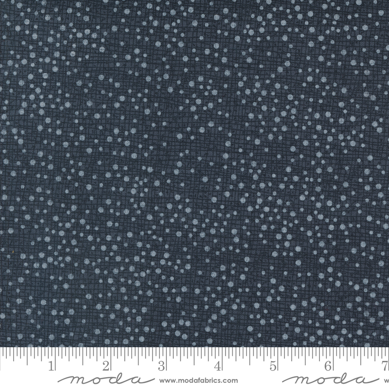 Winterly Thatched Dotty Soft Black | Robin Pickens | Moda Fabrics | 48715 152 | Sold in 1/2 Yd