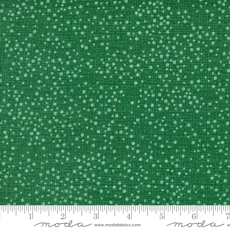 Winterly Thatched Dotty Pine | Robin Pickens | Moda Fabrics | 48715 44 | Sold in 1/2 Yd