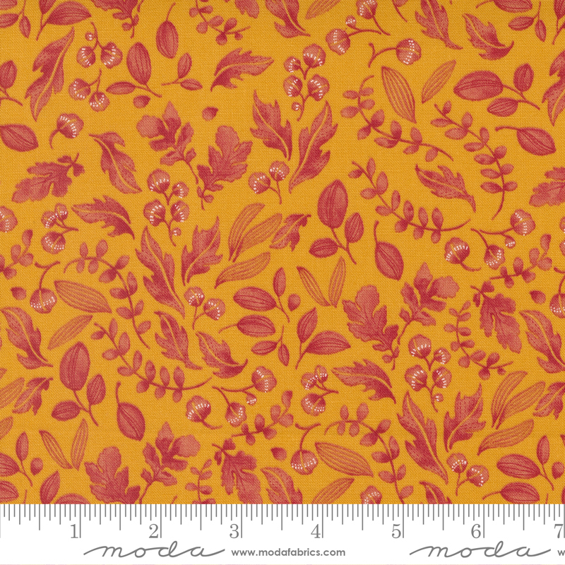 Wild Blossoms Leafy World Honeycomb | Robin Pickens | Moda Fabrics | 48736 17 | Sold in 1/2 Yd