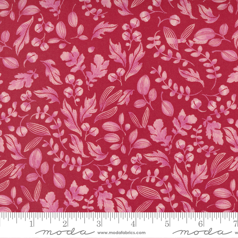 Wild Blossoms Leafy World Poppy | Robin Pickens | Moda Fabrics | 48736 19 | Sold in 1/2 Yd