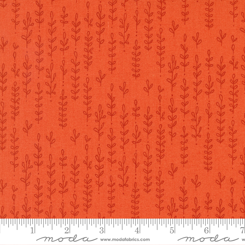 Forest Frolic Leafy Lines Orchard | Robin Pickens | Moda Fabrics | 48745 19 | Sold in 1/2 Yd