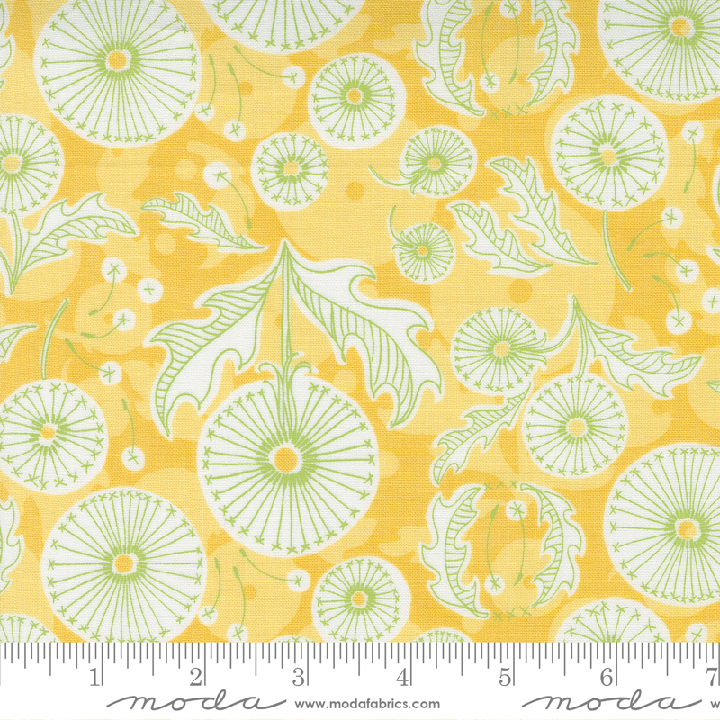 Dandi Duo Dandi Toile Maize | Robin Pickens | Moda Fabrics | 48751 12 | Sold in 1/2 Yd