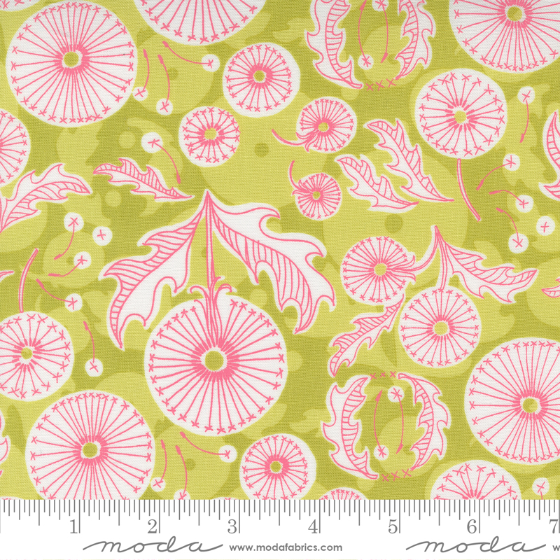 Dandi Duo Dandi Toile Grass | Robin Pickens | Moda Fabrics | 48751 13 | Sold in 1/2 Yd