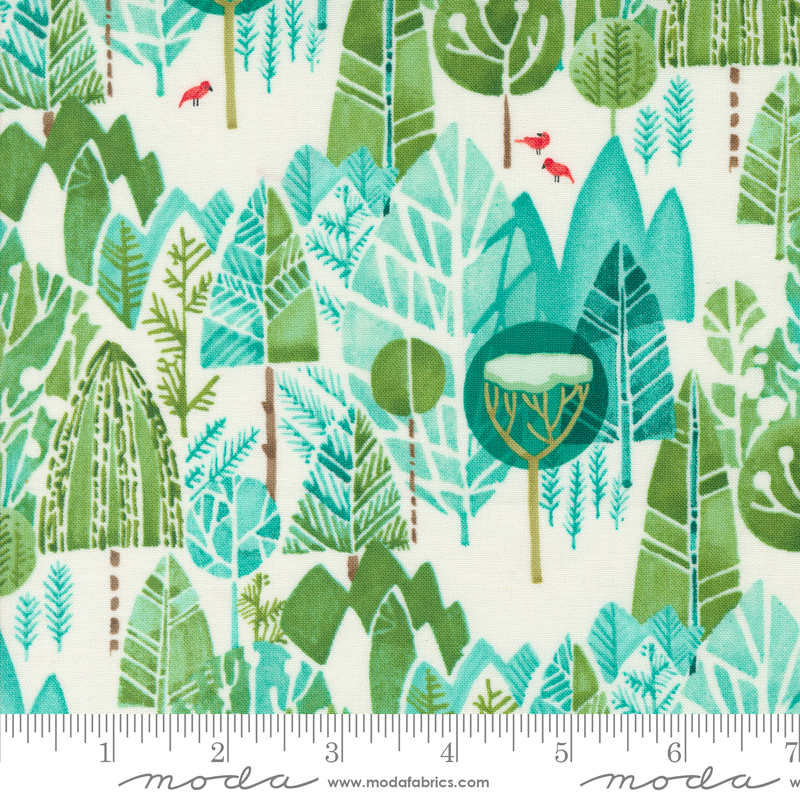 Winterly Winter Landscape Cream | Robin Pickens | Moda Fabrics | 48762 11 | Sold in 1/2 Yd