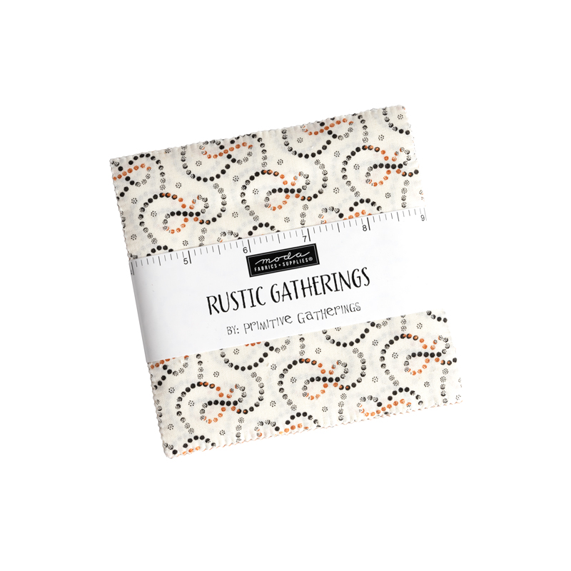Rustic Gatherings Charm Pack | Primitive Gatherings | Moda Fabrics | 49200PP | Sold As A Bundle