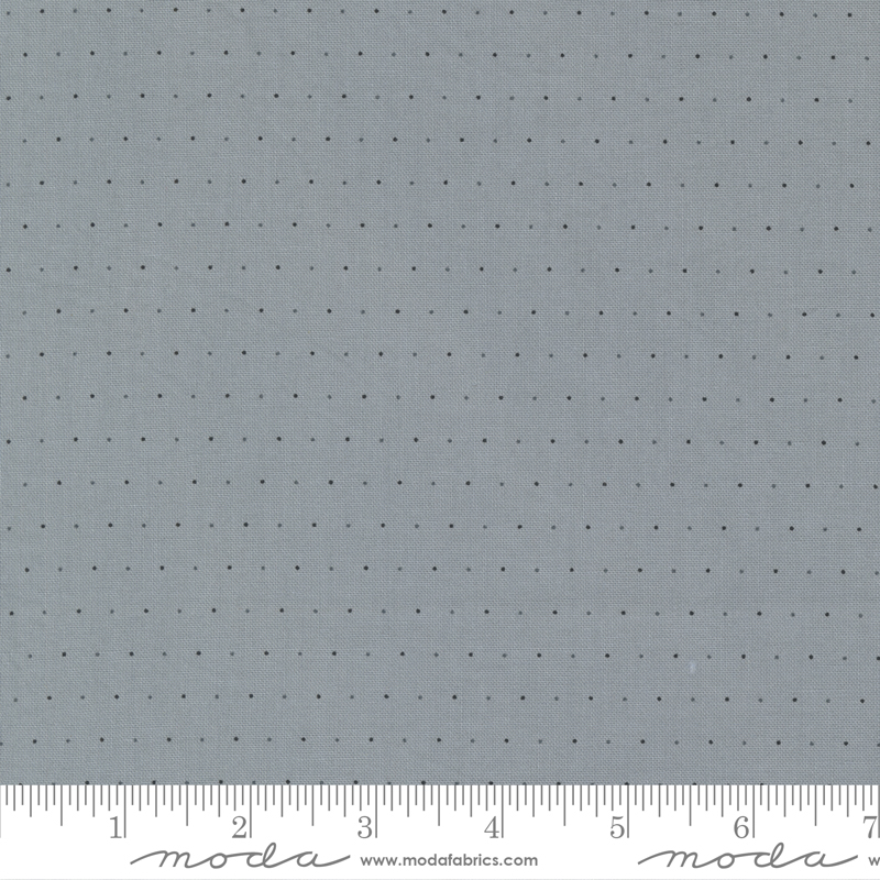 Rustic Gatherings Pindot Steel | Primitive Gatherings | Moda Fabrics | 49205 19 | Sold in 1/2 Yd