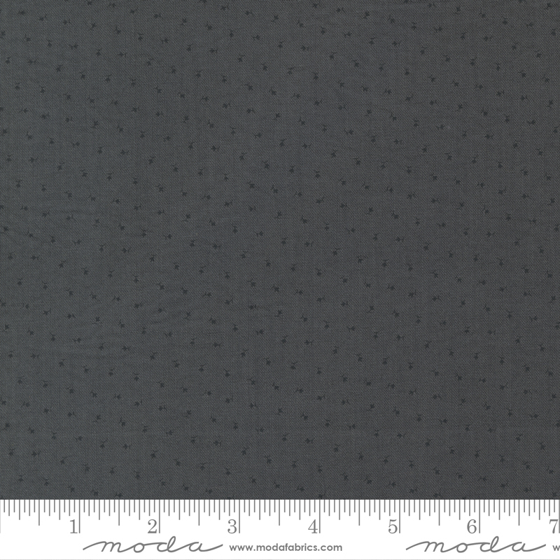 Rustic Gatherings Leaf Bud Charcoal | Primitive Gatherings | Moda Fabrics | 49206 18 | Sold in 1/2 Yd