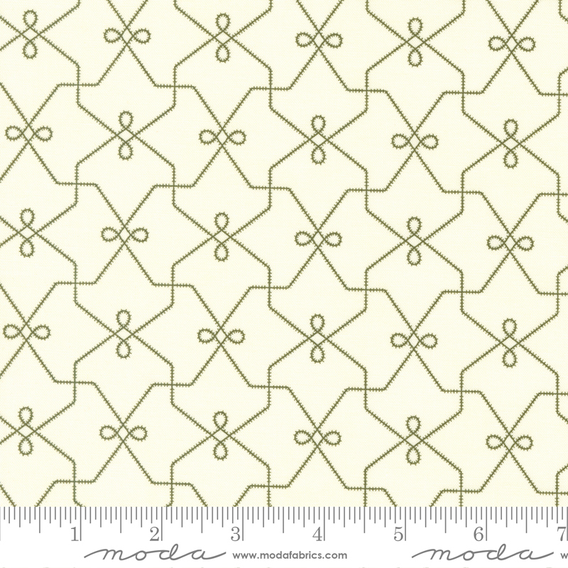 Joyful Gatherings Wrapping Paper Snow Mistletoe | Primitive Gatherings | Moda Fabrics | 49210 21 | Sold in 1/2 Yd