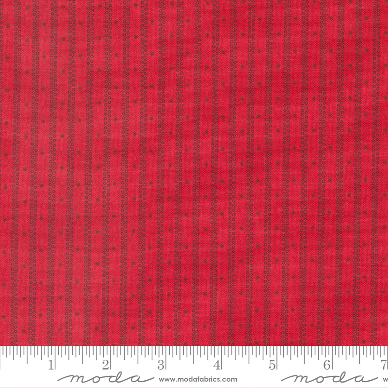 Joyful Gatherings Stripes Poinsettia | Primitive Gatherings | Moda Fabrics | 49213 13 | Sold in 1/2 Yd
