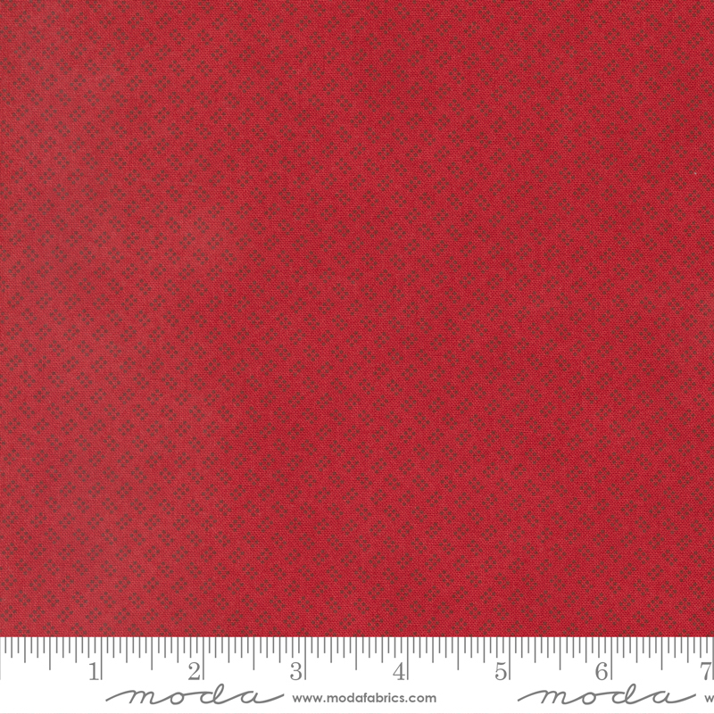 Joyful Gatherings Sugar Sprinkles Cranberry | Primitive Gatherings | Moda Fabrics | 49215 14 | Sold in 1/2 Yd