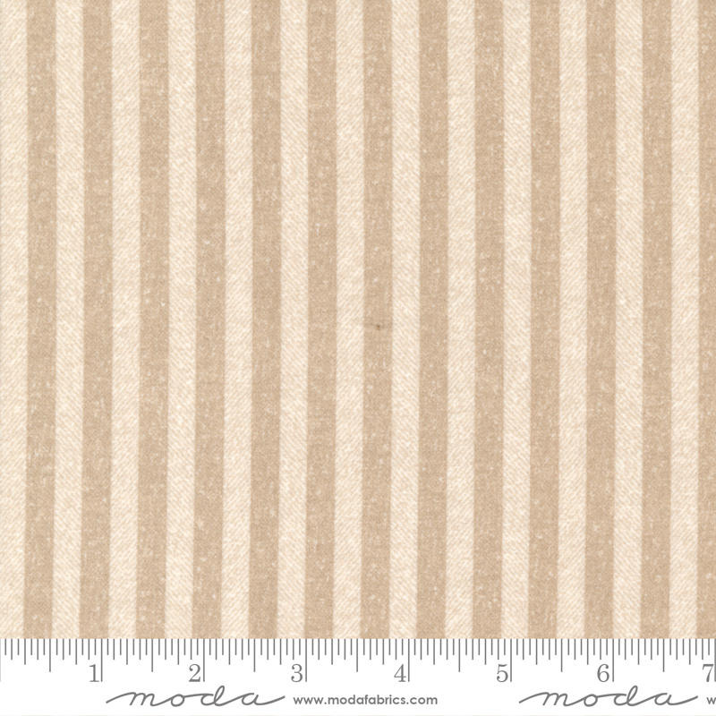 Lakeside Gatherings Soft Stripe Sand | Primitive Gatherings | Moda Fabrics | 49224 17F | Sold in 1/2 Yd