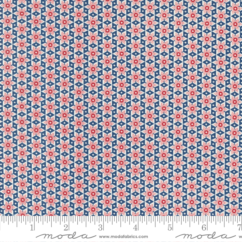 American Gatherings II Kalidescope Multi | Primitive Gatherings | Moda Fabrics | 49245 11 | Sold in 1/2 Yd