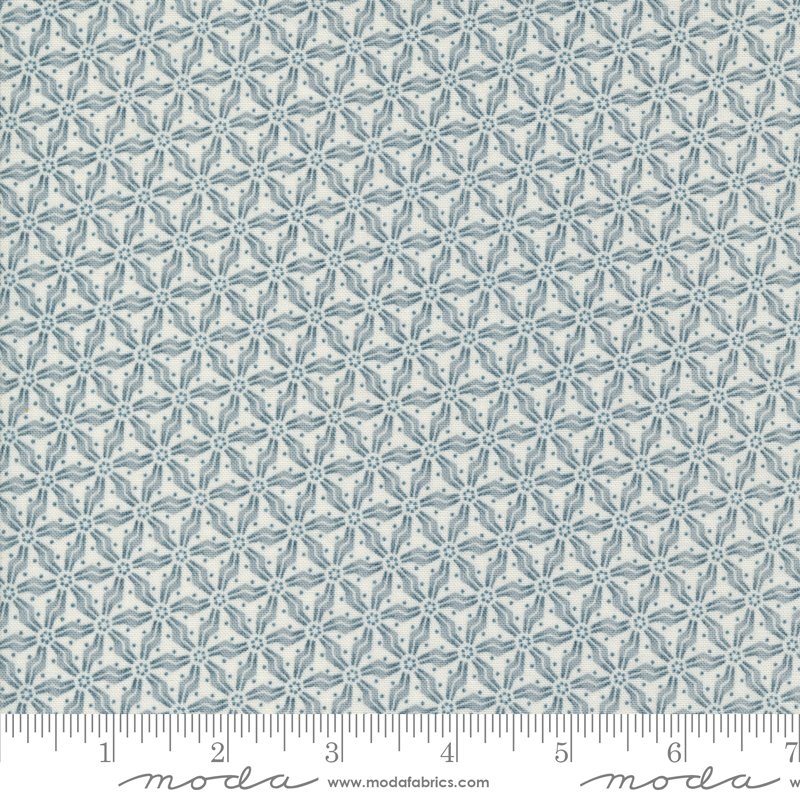 Snowman Gatherings IV Snow Flowers Snow | Primitive Gatherings | Moda Fabrics | 49251 11 | Sold in 1/2 Yd