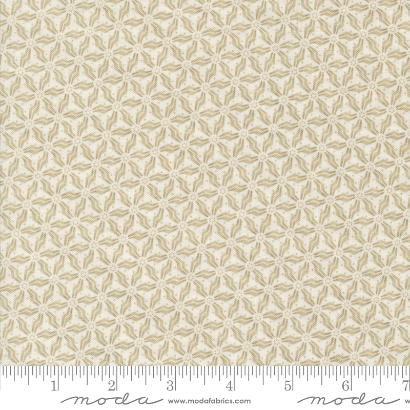 Snowman Gatherings IV Snow Flowers Snow Taupe | Primitive Gatherings | Moda Fabrics | 49251 16 | Sold in 1/2 Yd