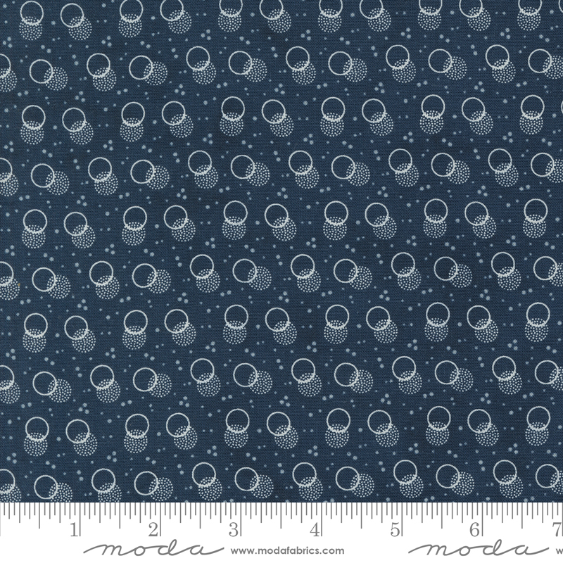 Snowman Gatherings IV Snowball Night Sky | Primitive Gatherings | Moda Fabrics | 49253 14 | Sold in 1/2 Yd